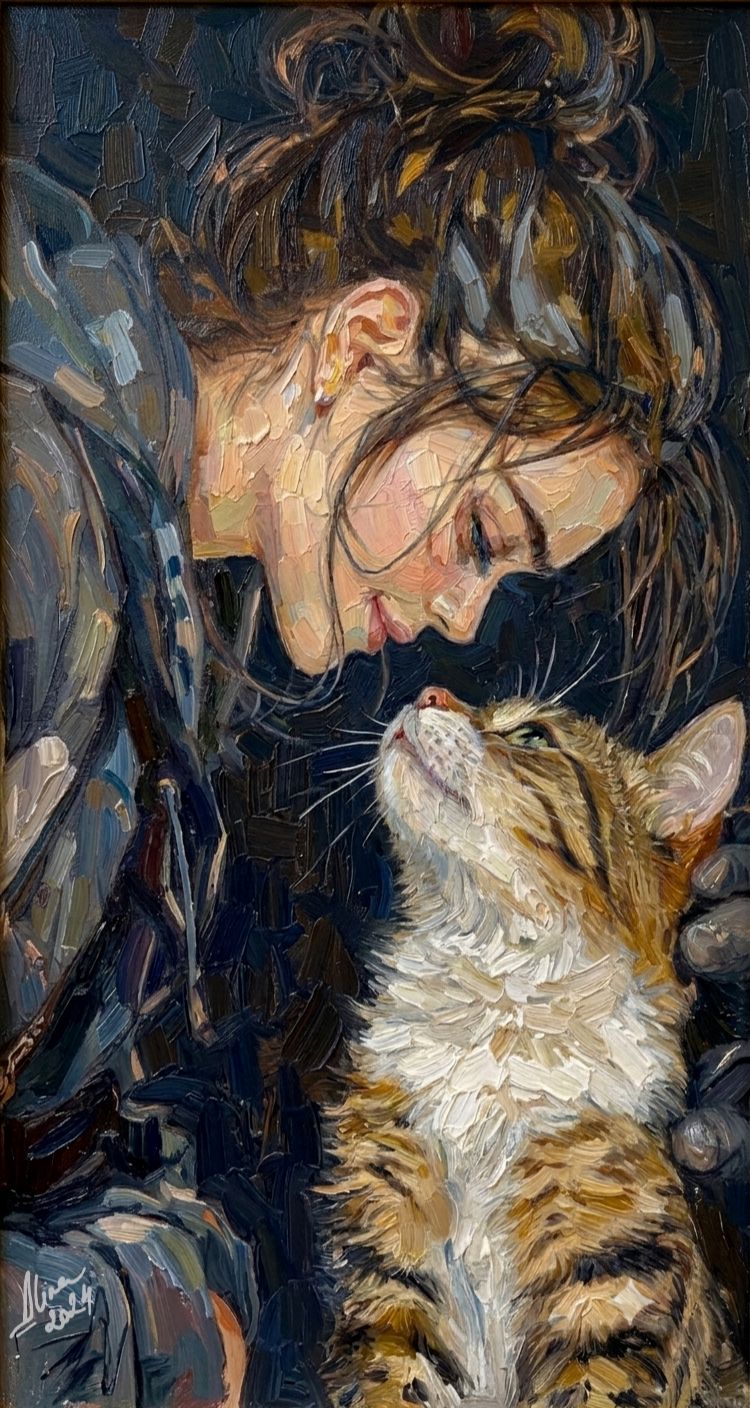 ArteDiAlina.com painting: I will love you forever